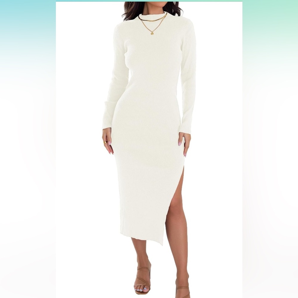 NWT White Knit Dress